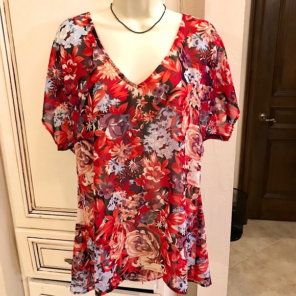Gorgeous! 🌺 Floral Show Me Your Mumu Top 🌹 - Picture 4 of 7